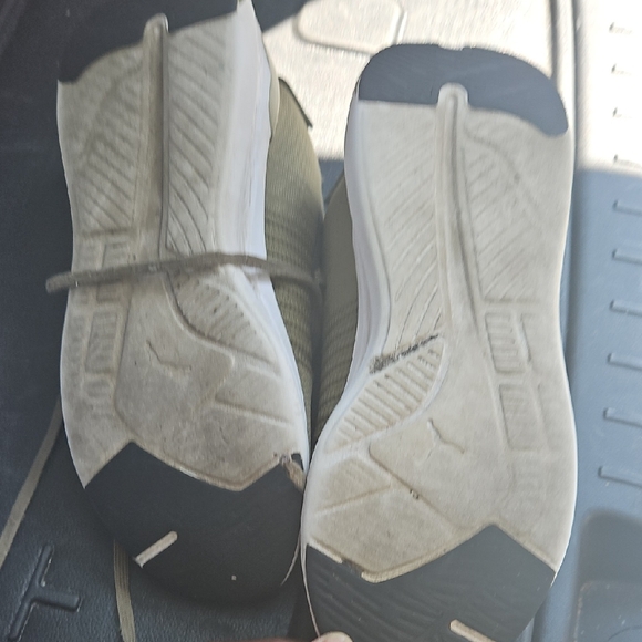 Puma Khaki and Yellow Athletic Shoes - Picture 5 of 7